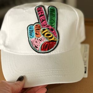 Patch Peace Hippie Baseball Cap Hat
